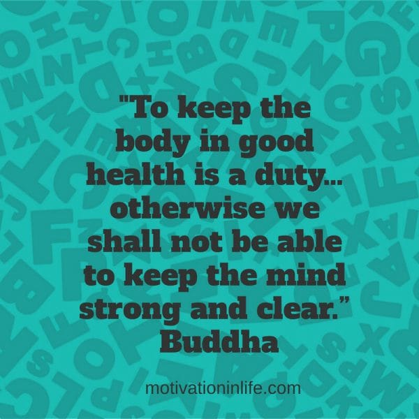 Healthy Lifestyle Quote