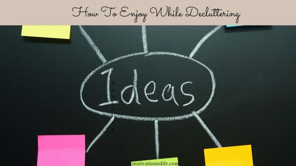 Decluttering ideas