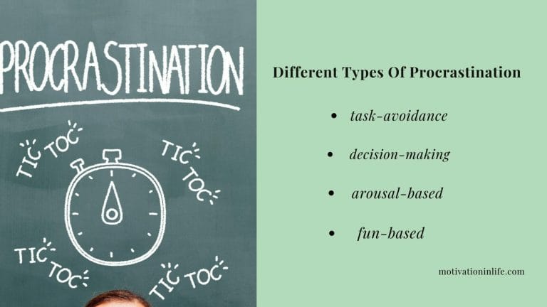 Different Types of Procrastination