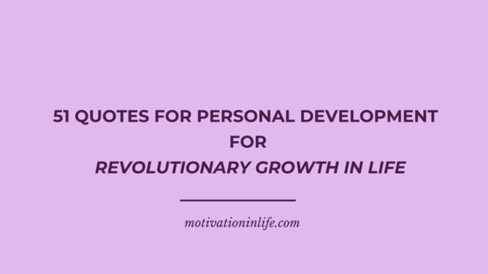 Quotes For Personal Development