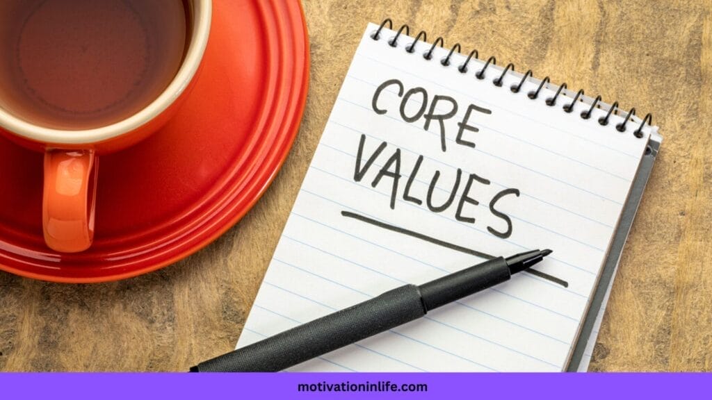 Delving deep into the essence of your core values and engaging in profound self-reflection