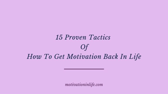 Here are some proven tactics on how to get motivation back in your 40s and beyond