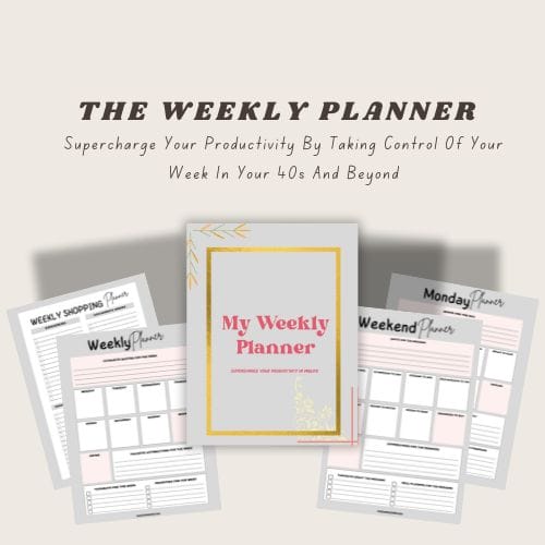 The Weekly Planner To Level Up Your productivity In Midlife