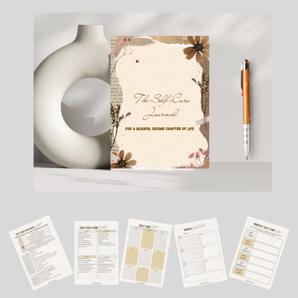 self care journal freebie mockup