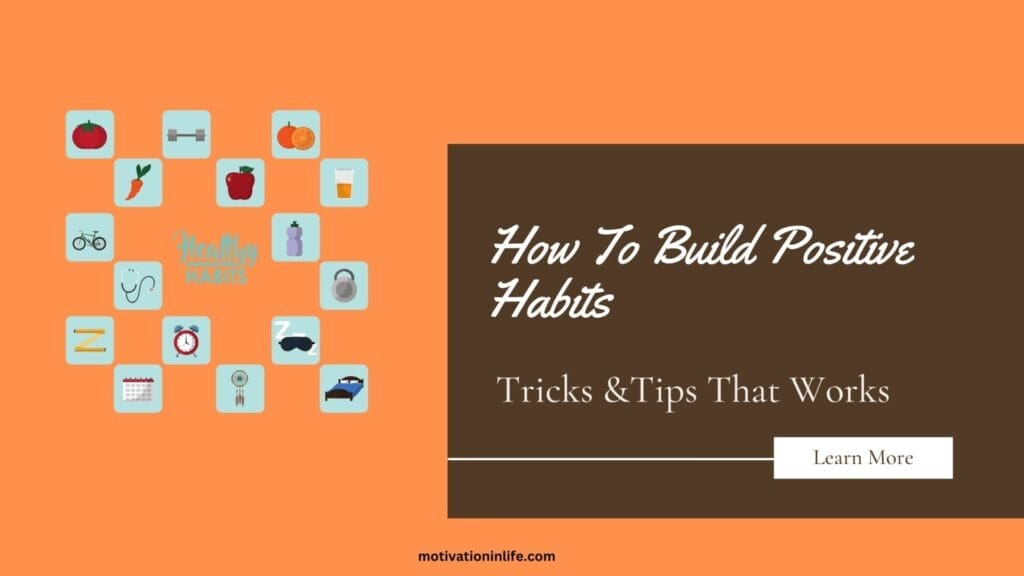 How To Build Positive Habits List In Midlife