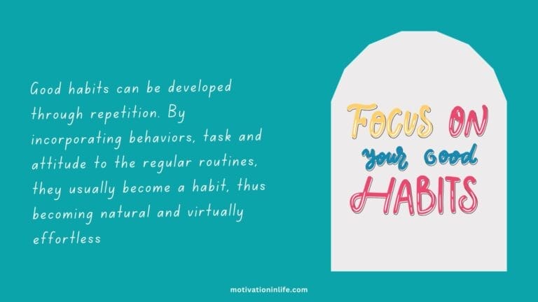 Simple Tips To Build Positive Habits For A Better Life
