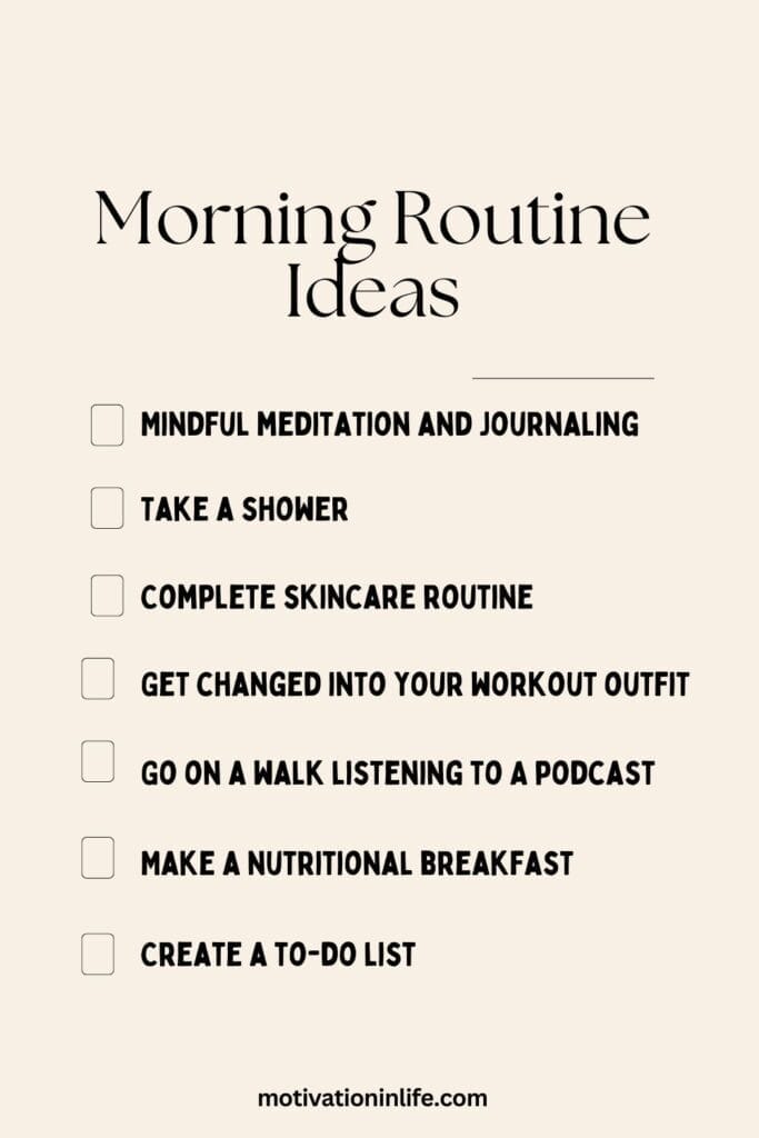 Morning Routine Checklist to Start Your Day With Positivity